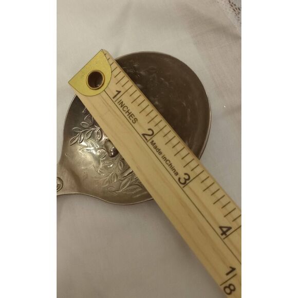 Vintage Sheffield England ,  William Adams serving spoon silver plated - Picture 5 of 6